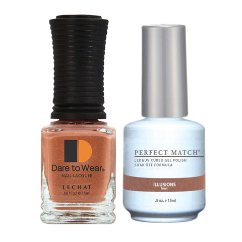 Lechat Perfect Match Gel & Lacquer-PMS107 Illusions frost
