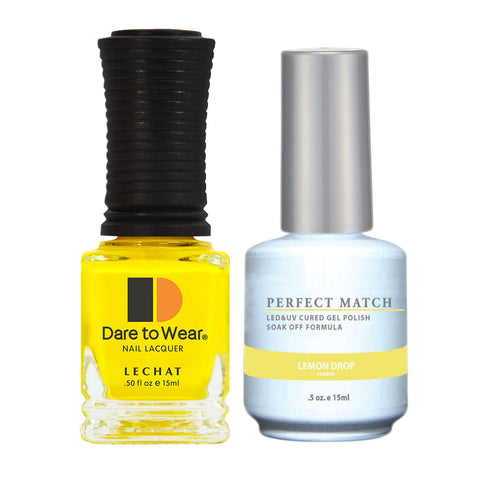 Lechat Perfect Match Gel & Lacquer-PMS118 Lemon Drop Cream