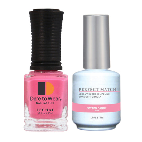 Lechat Perfect Match Gel & Lacquer-PMS119 Cotton Candy Cream
