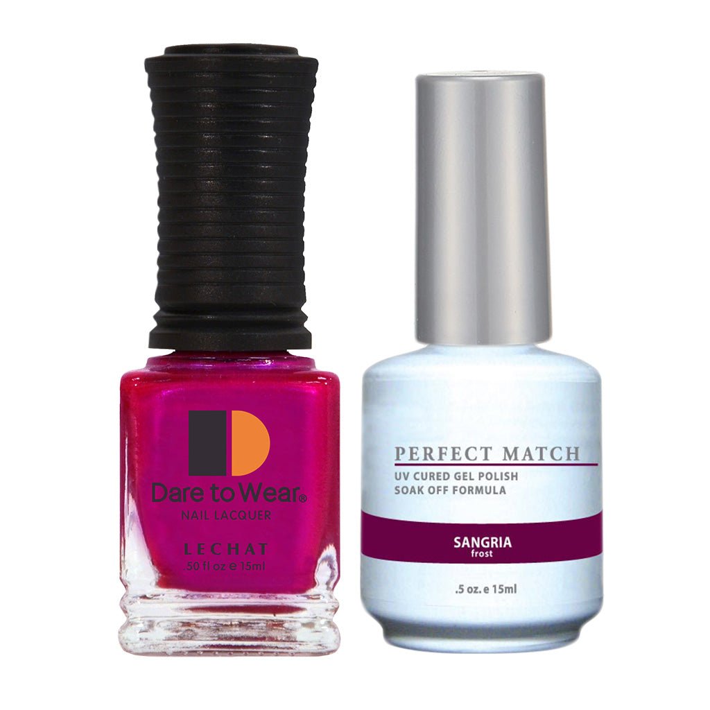 Lechat Perfect Match Gel & Lacquer-PMS12 Sangria Frost