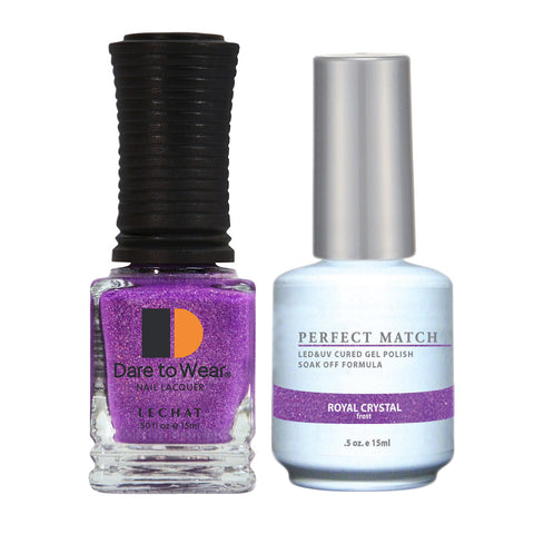 Lechat Perfect Match Gel & Lacquer-PMS126 Royal Crystal frost