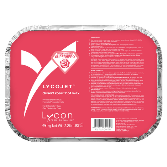 Lycon Lycojet Desert Rose Hot Wax 1kg