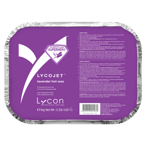 Lycon Lycojet Lavender Hot Wax 1 kg