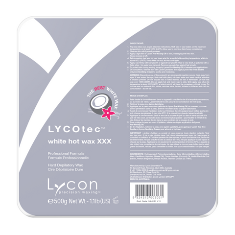 Lycon Lycotec White Hot Wax XXX 500 gr