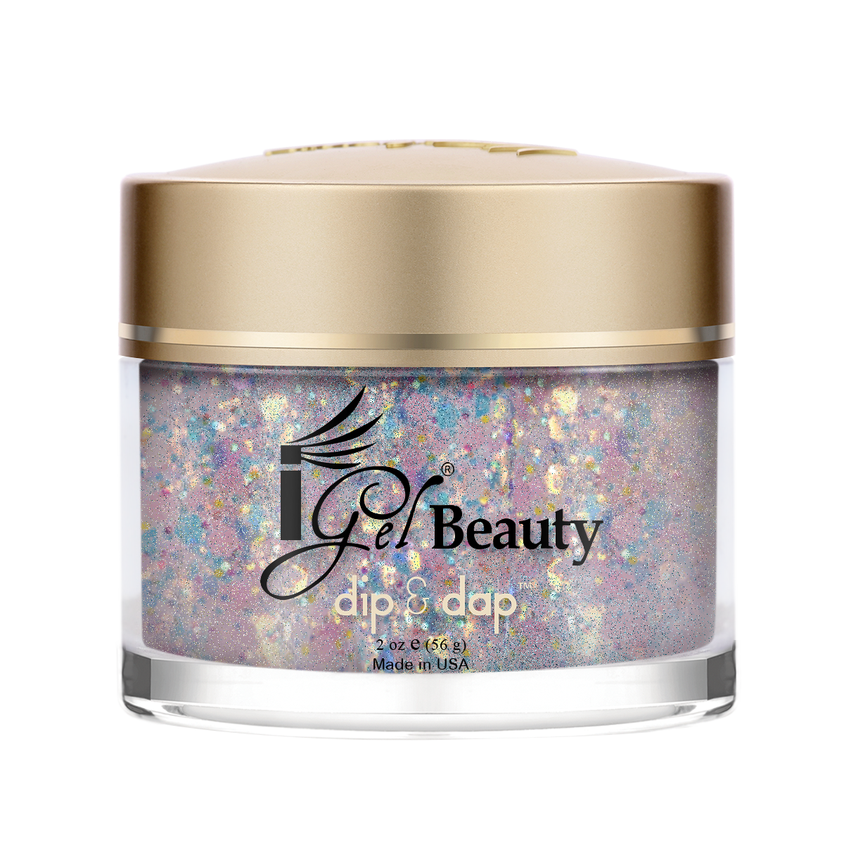 IGEL DIP & DAP POWDER - MERMAID GLITTER - MG02 ANGEL OF WATER