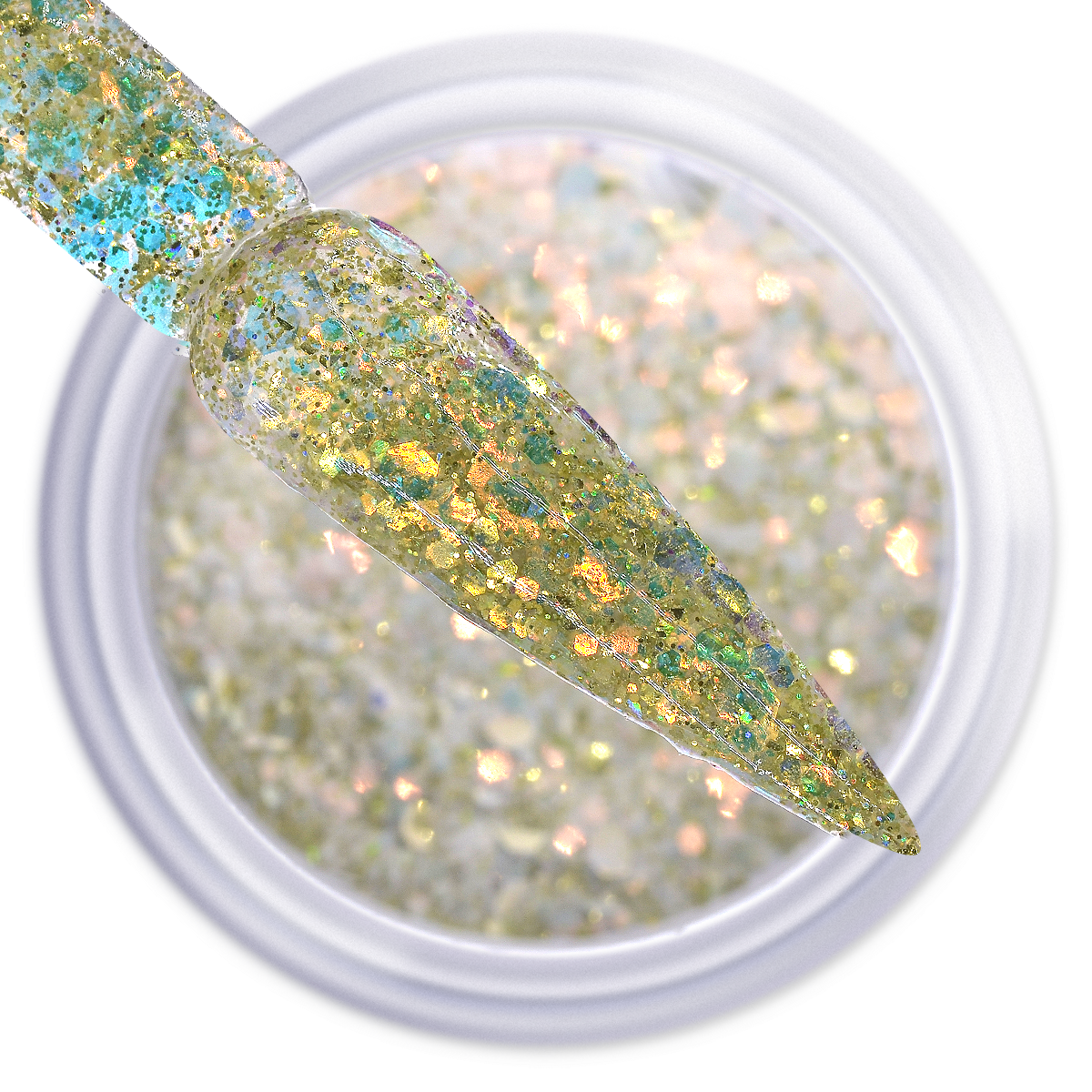 IGEL DIP & DAP POWDER - MERMAID GLITTER - MG12 MYTHOLOGICAL NYMPH
