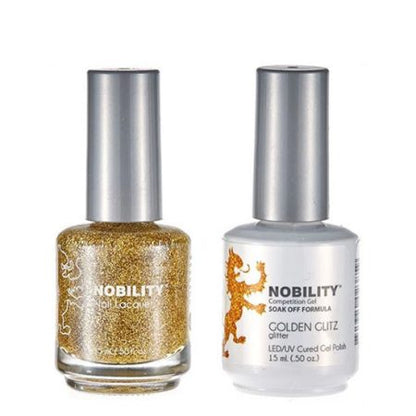 Lechat Nobility Gel & Lacquer-NBCS067 Golden Glitz