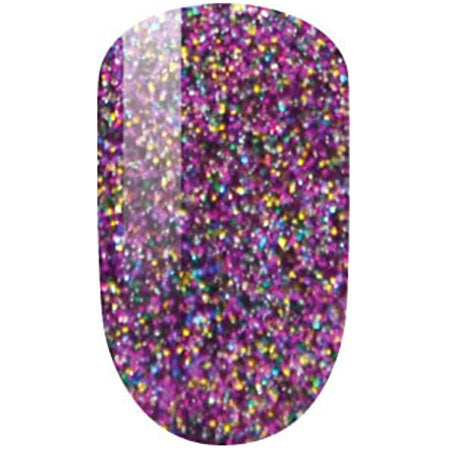 Lechat Perfect Match Gel & Lacquer-PMS57 Red Ruby Rules Glitter