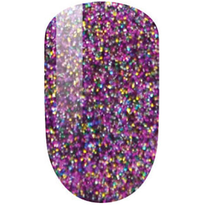 Lechat Perfect Match Gel & Lacquer-PMS57 Red Ruby Rules Glitter