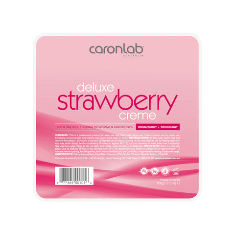 Caronlab Strawberry Creme Hard Wax 500 gr