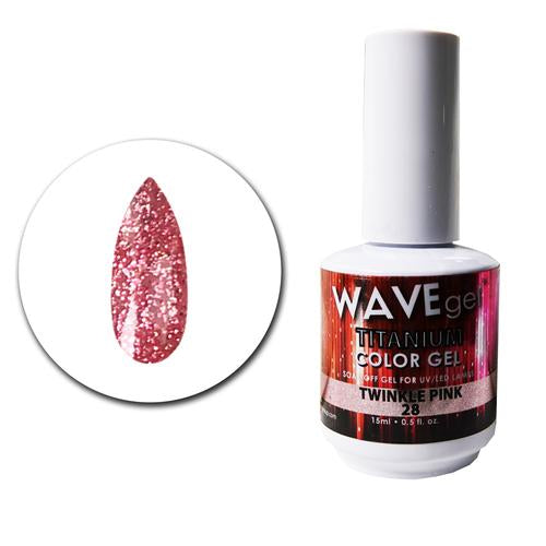 WAVEGEL Titanium Gel # 28 Twinkle Pink