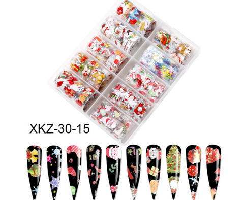 Foil Transfer Nail Art Foil Chrismast