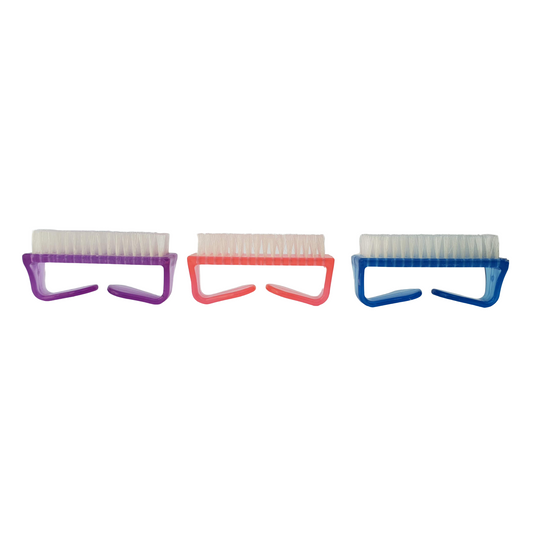 Scrub Cleaning Brush for Toes And Nails, Plastic Handle Grip