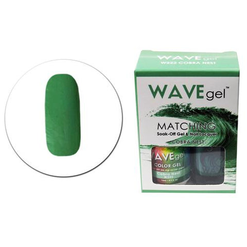Wavegel Matching Duo Gel & Polish - W222 COBRA NEST