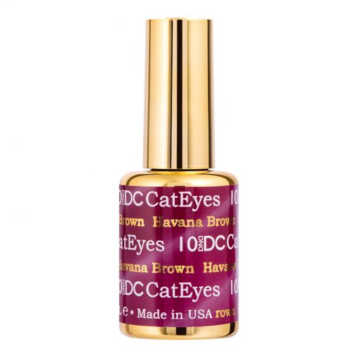 DND Cateyes Gel Polish-10 Havana Brown