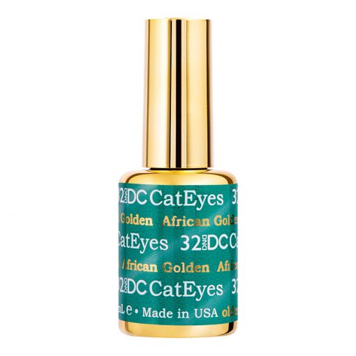 DND Cateyes Gel Polish-32 African Golden