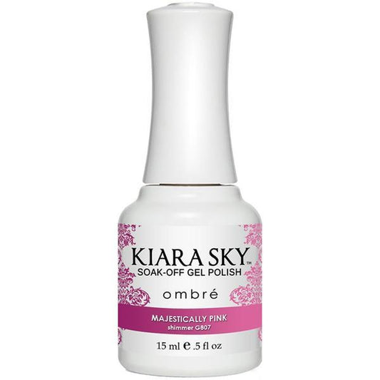 KIARA SKY Gel Polish Ombre - G807 Majestically Pink