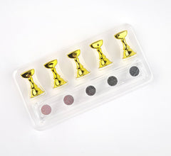 Nail Art Display - 5PC Clear Magnetic