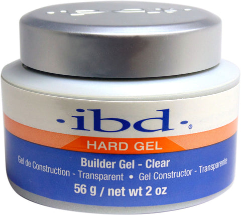 IBD Hard Gel Builder Gel – Clear (2 oz)
