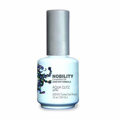 Lechat Nobility Gel - 70 Aqua Glitz 15ml
