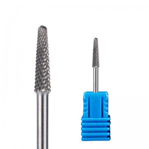 Nail Drill Bits - Small Cone Bit - Silver - Coarse